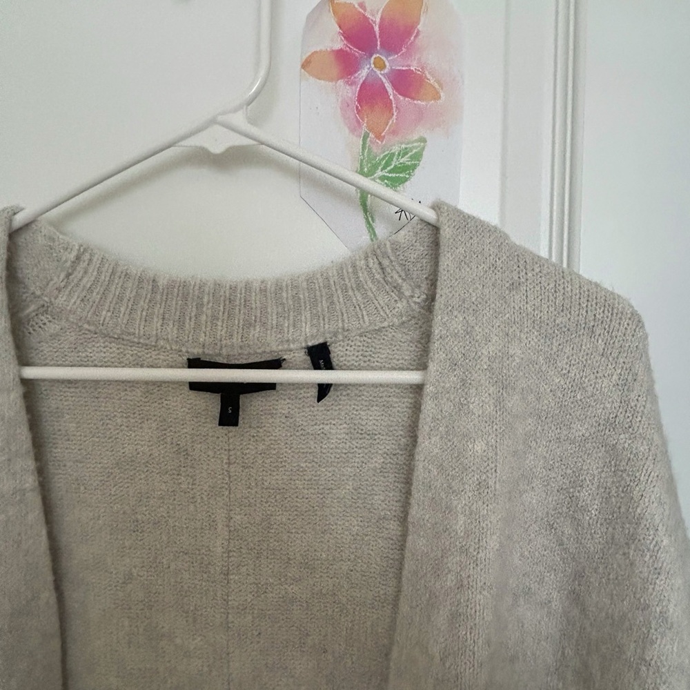 Theory S Gray Maxi Cardigan
